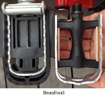 Original Brompton folding pedal